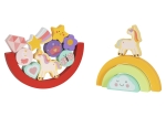 Дървен пъзел и игра за баланс 2 в 1 Hi Pando - Unicorn