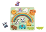 Дървен пъзел и игра за баланс Hi Pando - Animals
