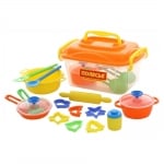 Готварски комплект в куфар Polesie Toys - 20 части