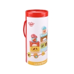 Дървена игра за низане с кубчета Tooky Toy - Forest