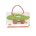 Дървена играчка за дърпане Tooky Toy - Crocodile
