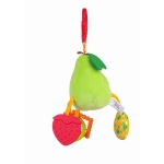 Бебешка играчка Bali Bazoo - Круша, Squeaker