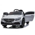 Акумулаторна кола Moni - Mercedes C63S, QY1588, бял