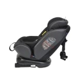 Столче за кола Cangaroo - Pilot, 0-36 kg, с IsoFix, 360°, сиво