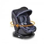 Столче за кола Cangaroo - Pilot, 0-36 kg, с IsoFix, 360°, деним