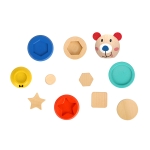 Дървена низанка Moni - Bear
