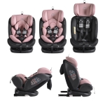 Столче за кола Cangaroo - Pilot, 0-36 kg, с IsoFix, 360°, сиво