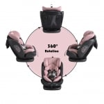 Столче за кола Cangaroo - Pilot, 0-36 kg, с IsoFix, 360°, сиво
