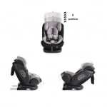 Столче за кола Cangaroo - Pilot, 0-36 kg, с IsoFix, 360°, сиво
