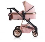 Комбинирана количка Moni - Midas  2 в 1 - розова