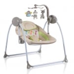 Електрическа люлка Cangaroo - Baby swing+, капучино
