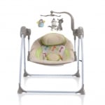 Електрическа люлка Cangaroo - Baby swing+, капучино