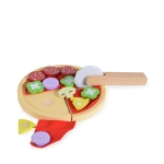 Дървена играчка Moni Toys - Сет за пица