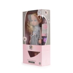 Музикална кукла Moni Toys, 36 сm, Жълт клин