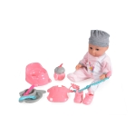 Пишкаща музикална кукла Moni Toys - 36 cm