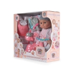 Пишкаща музикална кукла Moni Toys - 36 cm