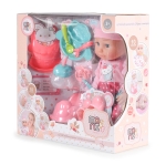 Пишкаща музикална кукла Moni Toys - 36 cm