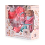 Пишкаща музикална кукла Moni Toys - 36 cm