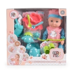 Пишкаща музикална кукла Moni Toys - 36 cm