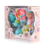 Пишкаща музикална кукла Moni Toys - 36 cm