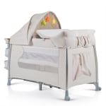 Детска кошара на 2 нива Cangaroo - iSleep, Бежова