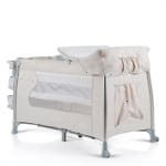 Детска кошара на 2 нива Cangaroo - iSleep, Бежова
