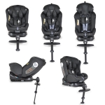 Столче за кола Cangaroo - Sheriff, 0-36 kg, с Isofix, черно