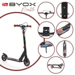 Тротинетка Byox - Nimble, Червена