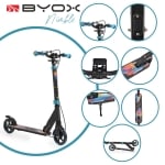 Тротинетка Byox - Nimble, Червена