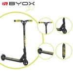 Детска тротинетка Byox - Stunt Shock, жълта