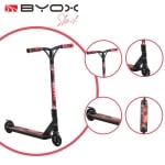 Детска тротинетка Byox - Stunt Shock, жълта