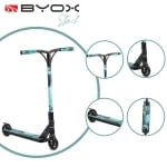 Детска тротинетка Byox - Stunt Shock, жълта