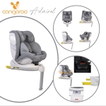 Столче за кола Cangaroo - Admiral, 0-36 kg, с Isofix, черно