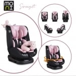 Столче за кола Moni - Serengeti, 0-36 kg, с Isofix, синьо