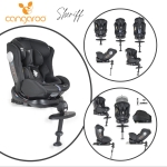 Столче за кола Cangaroo - Sheriff, 0-36 kg, с Isofix, черно