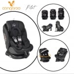 Столче за кола Cangaroo - Pilot, 0-36 kg, с IsoFix, 360°, сиво