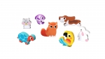 Дървен 3D пъзел Tooky Toy - Домашни животни, 8 части