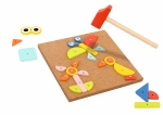Детска дървена игра Moni - Tap Tap, 82 части