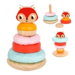 Дървена текстурна низанка Tooky Toy - 7 части
