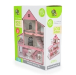 Дървена къща за кукли Moni Toys - Lilly
