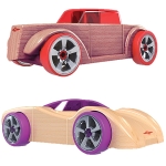 Дървени сглобяеми коли Moni - Mini SC1 Chaos, HR5 Scorch, 2 броя