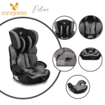 Столче за кола Cangaroo - Deluxe 9-36kg, тъмносиво
