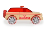 Дървени сглобяеми коли Moni - Rescue Vehicles, 3 броя