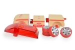 Дървени сглобяеми коли Moni - Rescue Vehicles, 3 броя