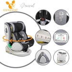 Столче за кола Cangaroo - General, I-Size с Isofix 360°, черно