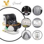Столче за кола Cangaroo - General, I-Size с Isofix 360°, черно