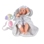 Кукла - Бебе Moni Toys, с аксесоари, 36 cm