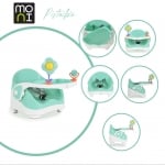 Повдигащо столче за хранене Moni - Pistachio, Сиво