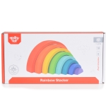 Дървена игра за баланс Tooky Toy - Rainbow