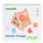 Триъгълен дървен сортер Tooky Toy